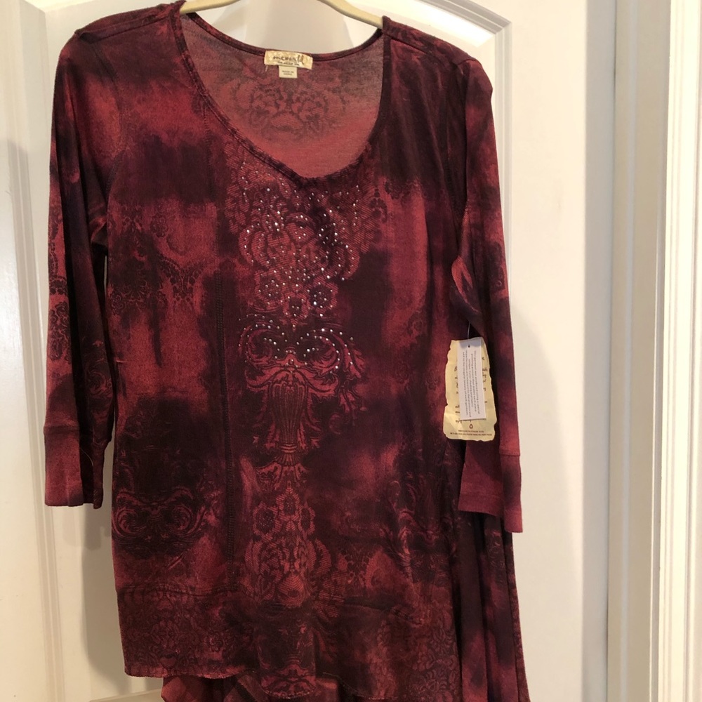 NWT One World Wine Sweater Size Large